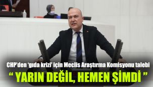 CHP’den ‘gıda krizi’ için Meclis Araştırma Komisyonu talebi: “Yarın değil, hemen şimdi!”