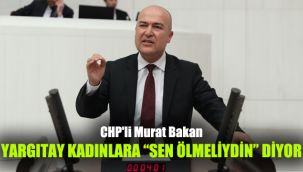 CHP'li Murat Bakan: Yargıtay kadınlara “Sen ölmeliydin” diyor