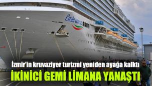İzmir’in kruvaziyer turizmi yeniden ayağa kalktı: İkinci gemi İzmir Limanı’na yanaştı