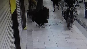 Kaldırımda yürüyen genç kızın başına inşaattan cisim düştü