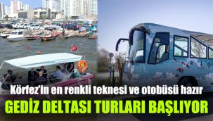 Körfez’in en renkli teknesi ve otobüsü hazır: Gediz Deltası turları 10 Mayıs’ta başlıyor