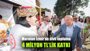 Maraton İzmir’de sivil topluma 4 milyon TL’lik katkı