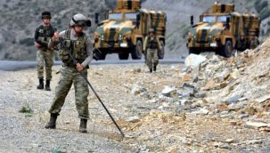 Mayın imhası sırasında patlama