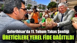 Seferihisar’da 11. Tohum Takas Şenliği: Üreticilere yerel fide dağıtıldı