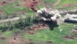 Ukrayna ordusu Rusya'ya ait piyade savaş aracını vurdu