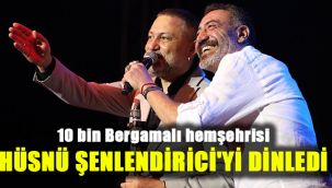 10 bin Bergamalı hemşehrisi Hüsnü Şenlendirici'yi dinledi
