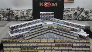 4 bin 400 paket kaçak sigara otobüse zulalanmış