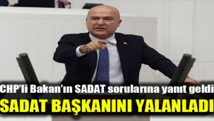 CHP’li Bakan’ın SADAT sorularına yanıt geldi: SADAT Başkanını yalanladı