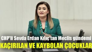 CHP'li Kılıç'tan Meclis gündemi: Kaçırılan ve kaybolan çocuklar