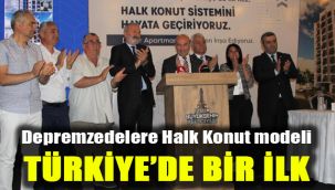 Depremzedelere Halk Konut modeli: Türkiye'de bir ilk