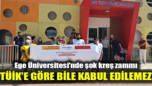 Ege Üniversitesi’nde şok kreş zammı: TÜİK’e göre bile kabul edilemez