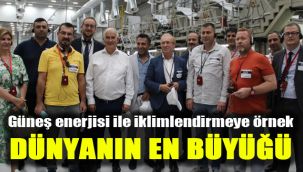 Güneş enerjisi ile iklimlendirmeye örnek: Dünyanın en büyüğü
