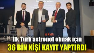 İlk Türk astronot olmak için 36 bin kişi kayıt yaptırdı