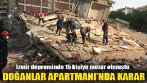 İzmir depreminde 15 kişiye mezar olmuştu: Doğanlar Apartmanı'nda karar