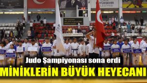 Judo Şampiyonası sona erdi: Miniklerin büyük heyecanı