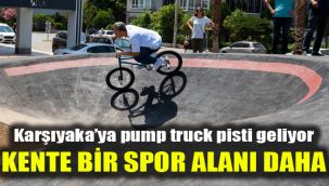 Karşıyaka’ya pump truck pisti geliyor: Kente bir spor alanı daha