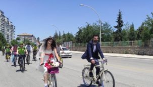 Malatya'da ilginç düğün konvoyu