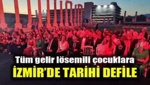 Tüm gelir lösemili çocuklara: İzmir’de tarihi defile