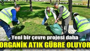 Yeni bir çevre projesi daha: Organik atık gübre oluyor