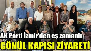 AK Parti İzmir’den eş zamanlı ‘Gönül Kapısı’ ziyareti