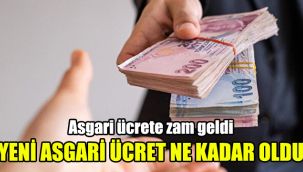 Asgari ücrete zam geldi: Yeni asgari ücret ne kadar oldu
