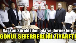 Başkan Sürekli’den oda ve derneklere gönül seferberliği ziyareti
