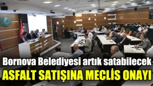 Bornova Belediyesi artık satabilecek: Asfalt satışına meclis onayı