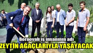 Bornovalı iş insanının adı zeytin ağaçlarıyla yaşayacak