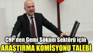 CHP’den “Gemi Söküm Sektörü” için araştırma komisyonu talebi