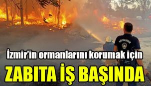 İzmir’in ormanlarını korumak için zabıta iş başında