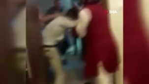 Kulak memesi kopartıldı, eşi ve çocukları acımasızca yumruklandı