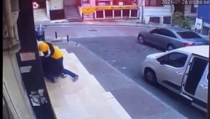 Mecidiyeköy'de akıl almaz anlar