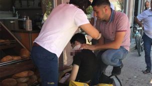 Motosikleti çaldı kaçarken kaza yaparak yaralandı