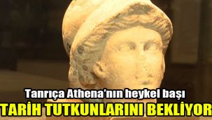 Tanrıça Athena’nın heykel başı tarih tutkunlarını bekliyor