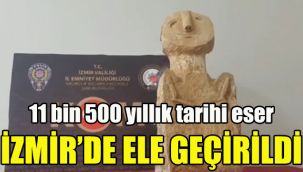 11 bin 500 yıllık tarihi eser İzmir’de ele geçirildi