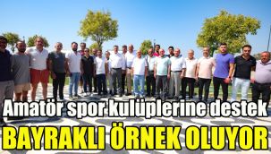Amatör spor kulüplerine destek: Bayraklı örnek oluyor