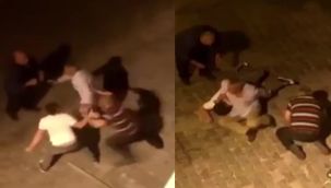 Ayakta durmakta güçlük çektiler, yine de birbirlerine vurmayı ihmal etmediler