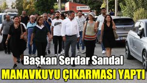 Başkan Serdar Sandal Manavkuyu çıkarması yaptı