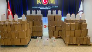 Başkent'te 3 bin litreyi aşkın etil alkol ele geçirildi