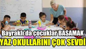 Bayraklı’da çocuklar BASAMAK yaz okullarını çok sevdi