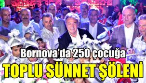 Bornova’da 250 çocuğa toplu sünnet şöleni
