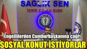 Engellilerden Cumhurbaşkanına çağrı: Sosyal konut istiyorlar