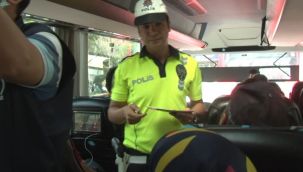 İstanbul 15 Temmuz Demokrasi Otogarı'nda otobüs denetimi