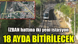 İZBAN hattına iki yeni istasyon: 18 ayda bitirilecek