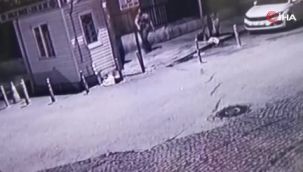 Kriz geçiren şahıs sabaha karşı iş yerlerinin camını kırdı