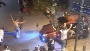 Pendik'te gençlerin kural tanımayan asker eğlencesi