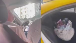 Uzun mesafeyi beğenmeyip bebekli anneyi taksiden indirdi