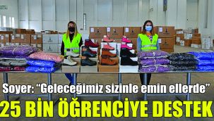 25 bin öğrenciye destek: “Geleceğimiz sizinle emin ellerde”