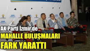 AK Parti İzmir’de, ‘Mahalle Buluşmaları’ fark yarattı