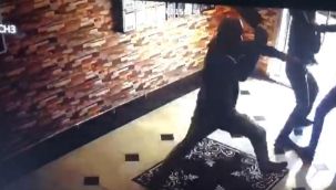 Ankara'da satırla görevliyi darp etti